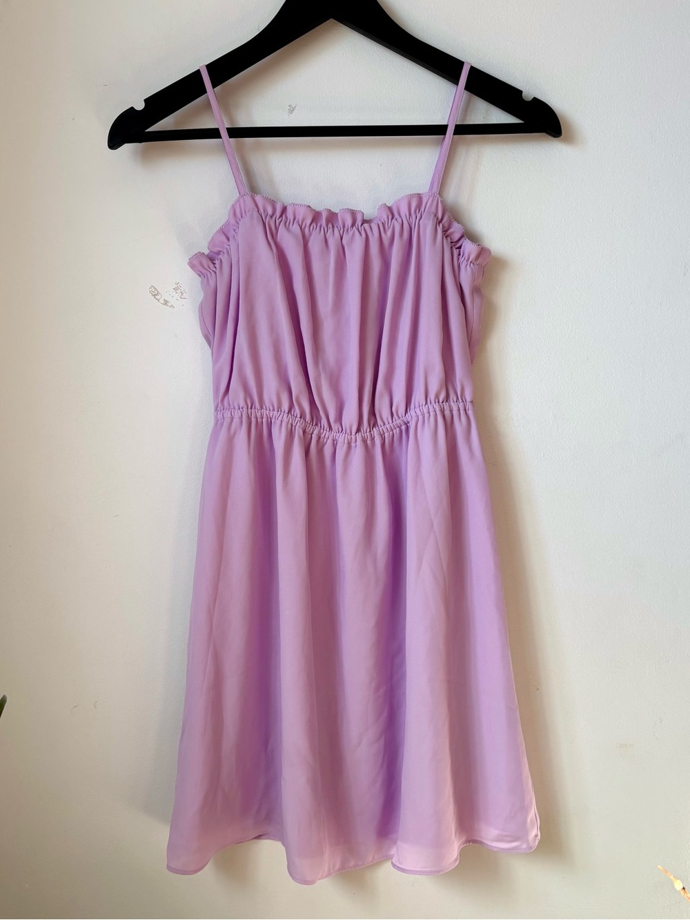 Aritzia Sunday Best Blixen Mini Dress | Size XS | Taffy Batter Lilac | Babydoll